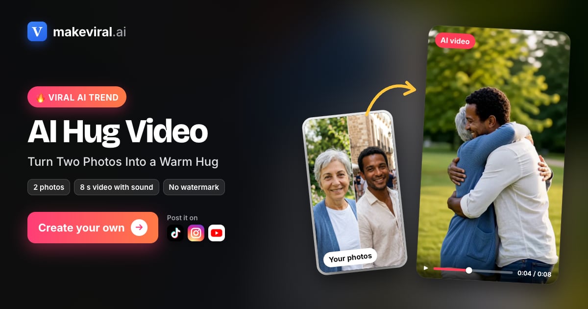 AI Hug result