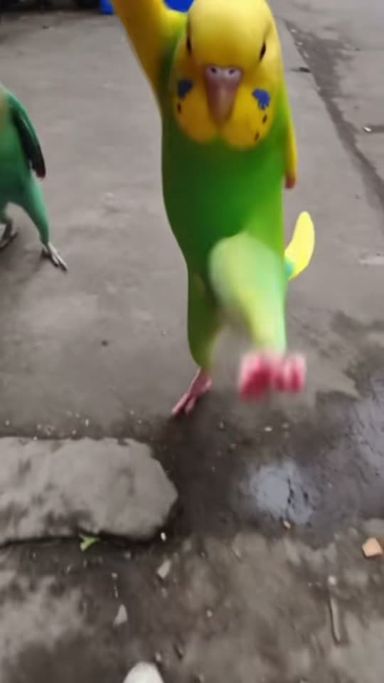 Example input: one clear photo needed for the Bing Bing Bing Kicking AI template, face to the camera in good light.